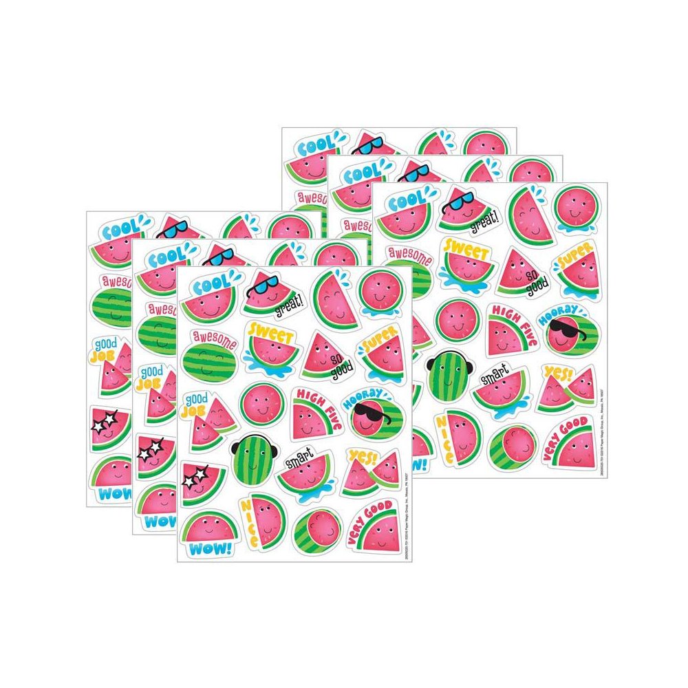 Watermelon Scented Stickers, 80 Per Pack, 6 Packs. Picture 2