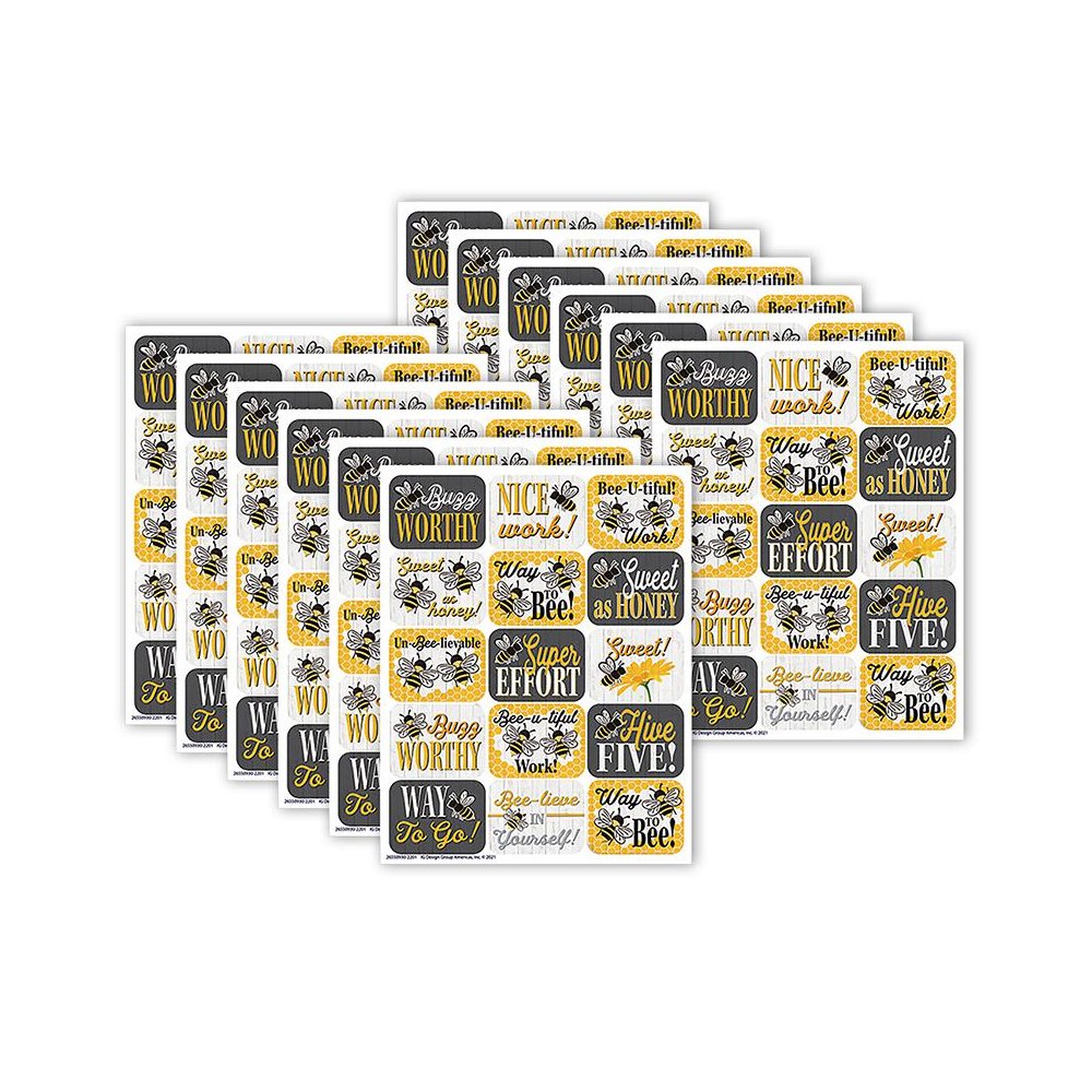 The Hive Success Stickers, 120 Per Pack, 12 Packs. Picture 2