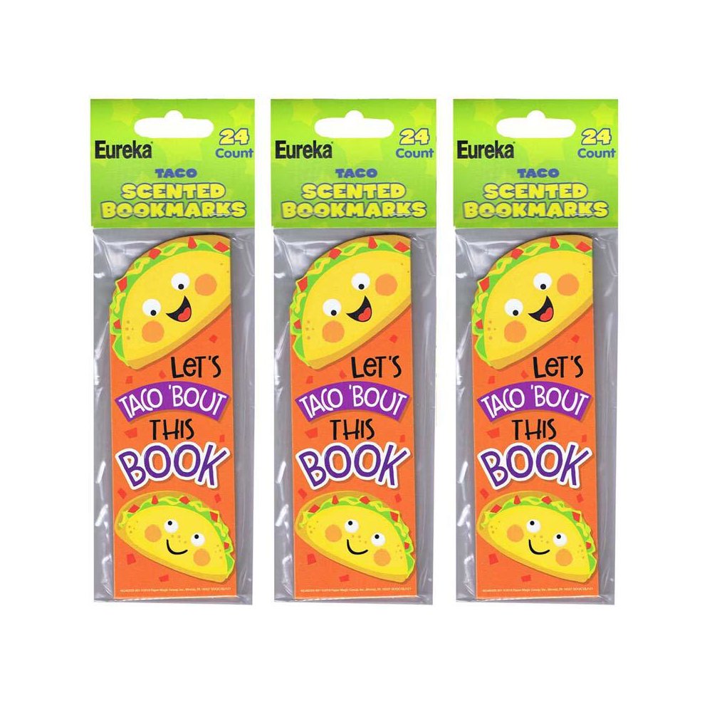 Taco Scented Bookmarks, 24 Per Pack, 3 Packs. Picture 2
