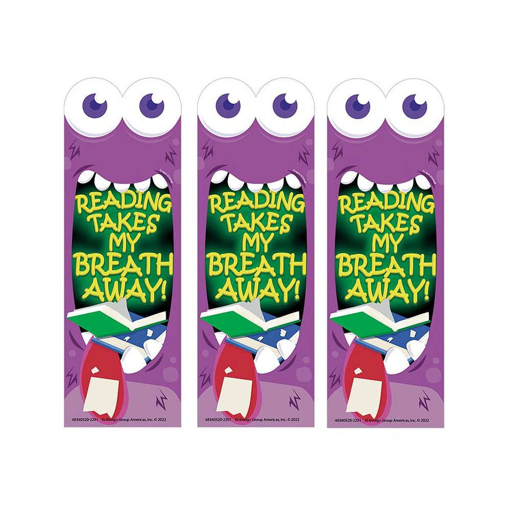 Reading Takes My Breath Away, 24 Per Pack, 3 Packs. Picture 2