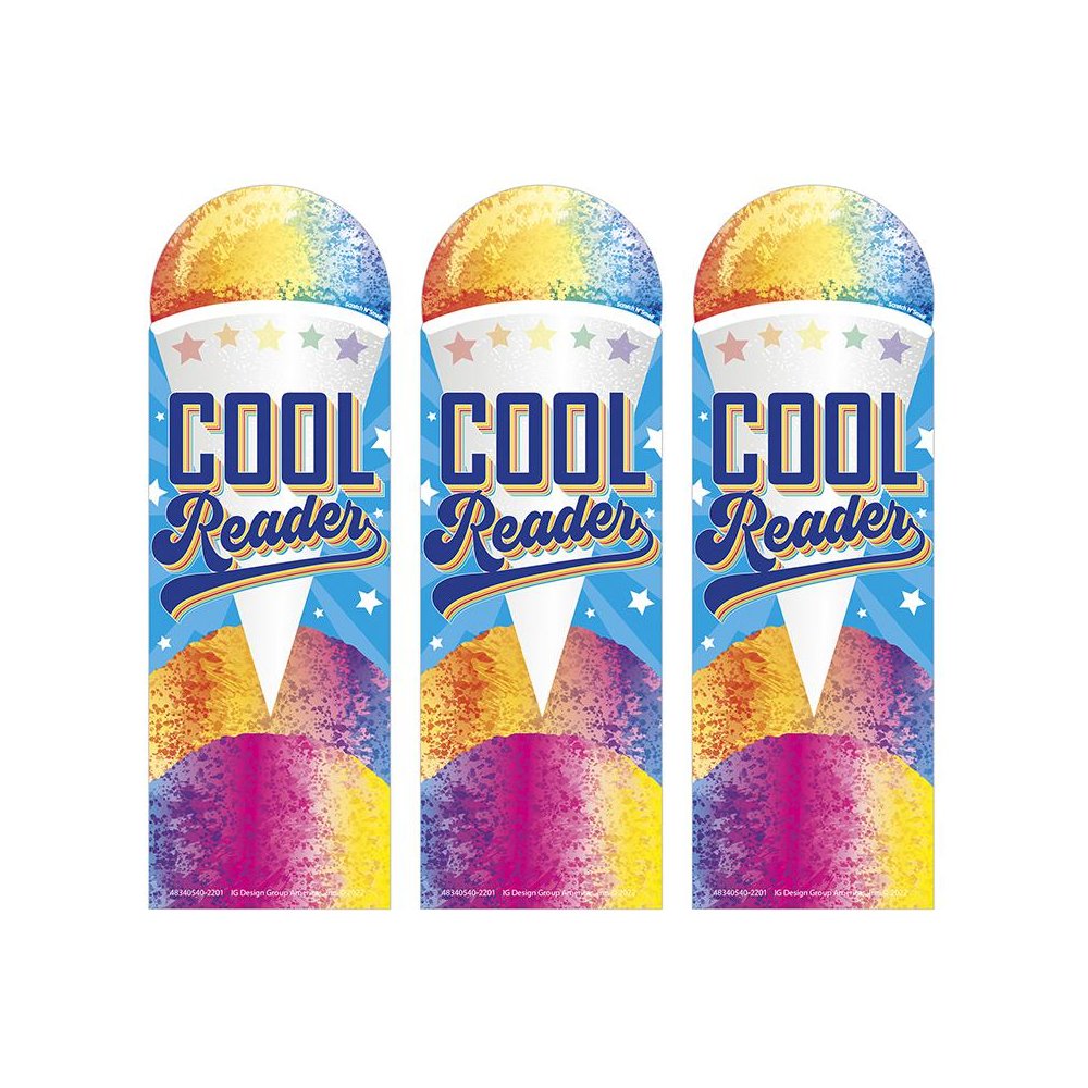 Cool Reader Snow Cone Scented Bookmarks, 24 Per Pack, 3 Packs. Picture 2