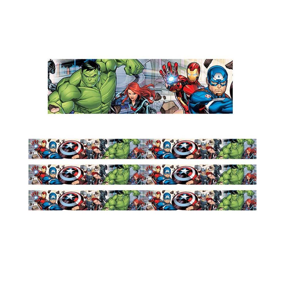Marvel Deco Trim Extra Wide Die Cut, 37 Feet Per Pack, 3 Packs. Picture 2