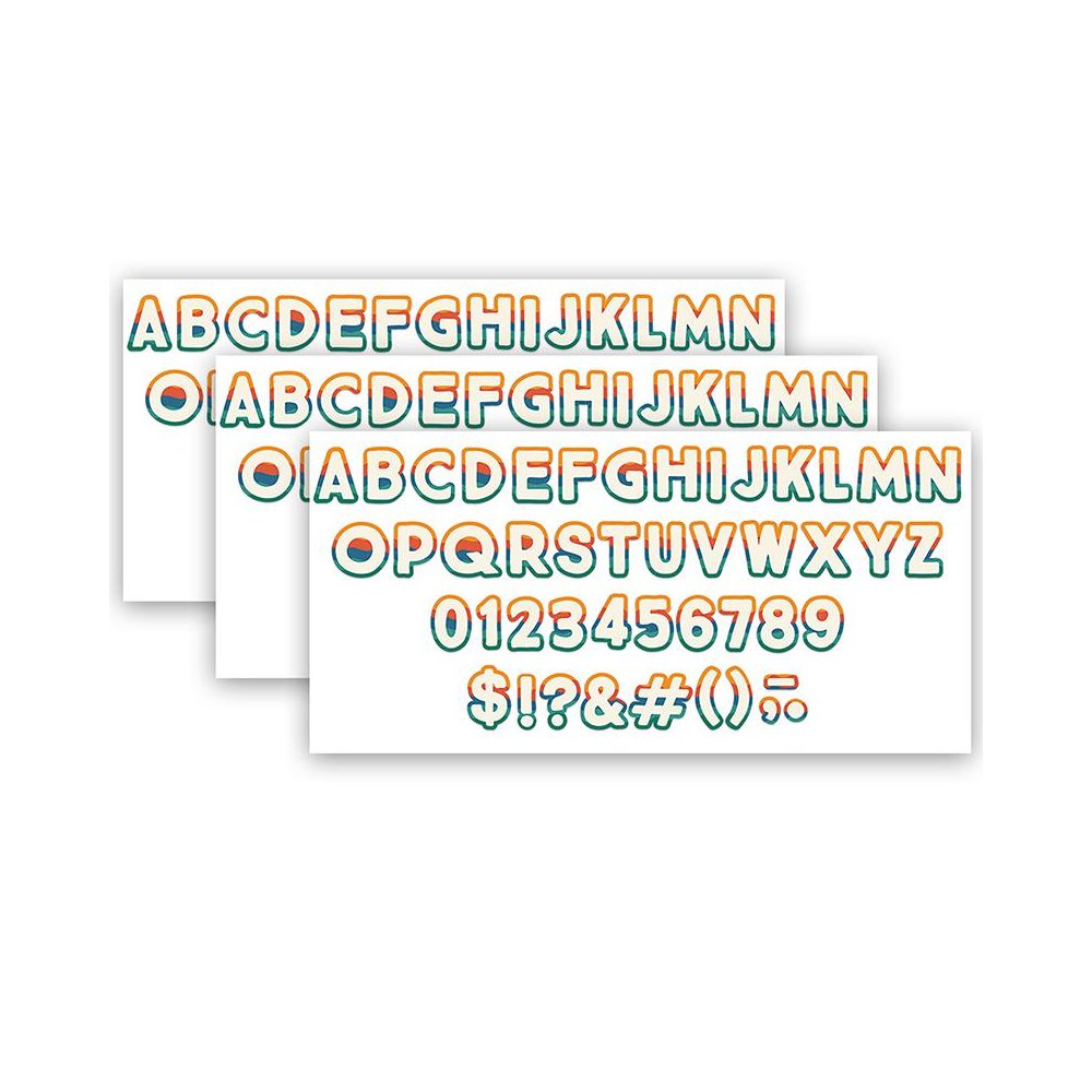 Adventurer Deco Letters, 179 Characters Per Pack, 3 Packs. Picture 2