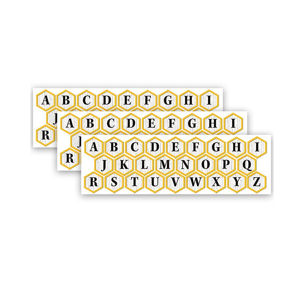 The Hive Deco Letters, 96 Characters Per Pack, 3 Packs. Picture 2