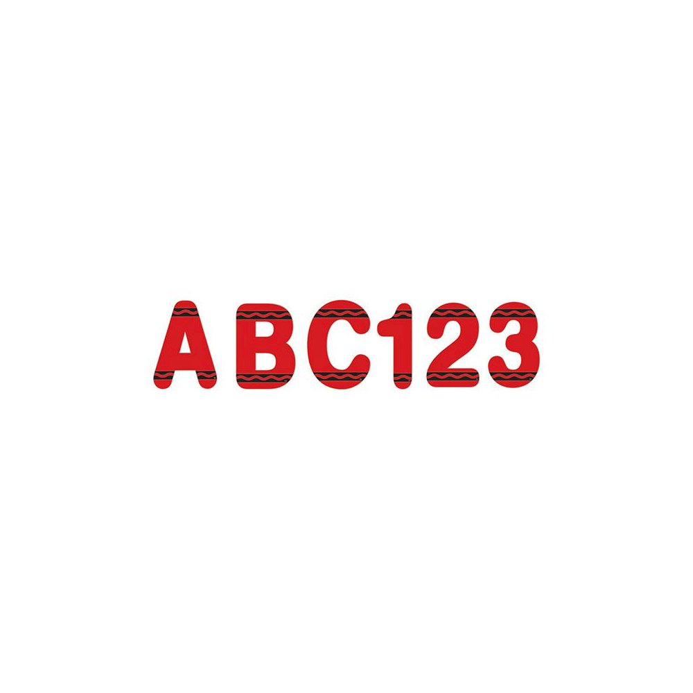 Crayola Red Deco Letters, 178 Per Pack, 3 Packs. Picture 2