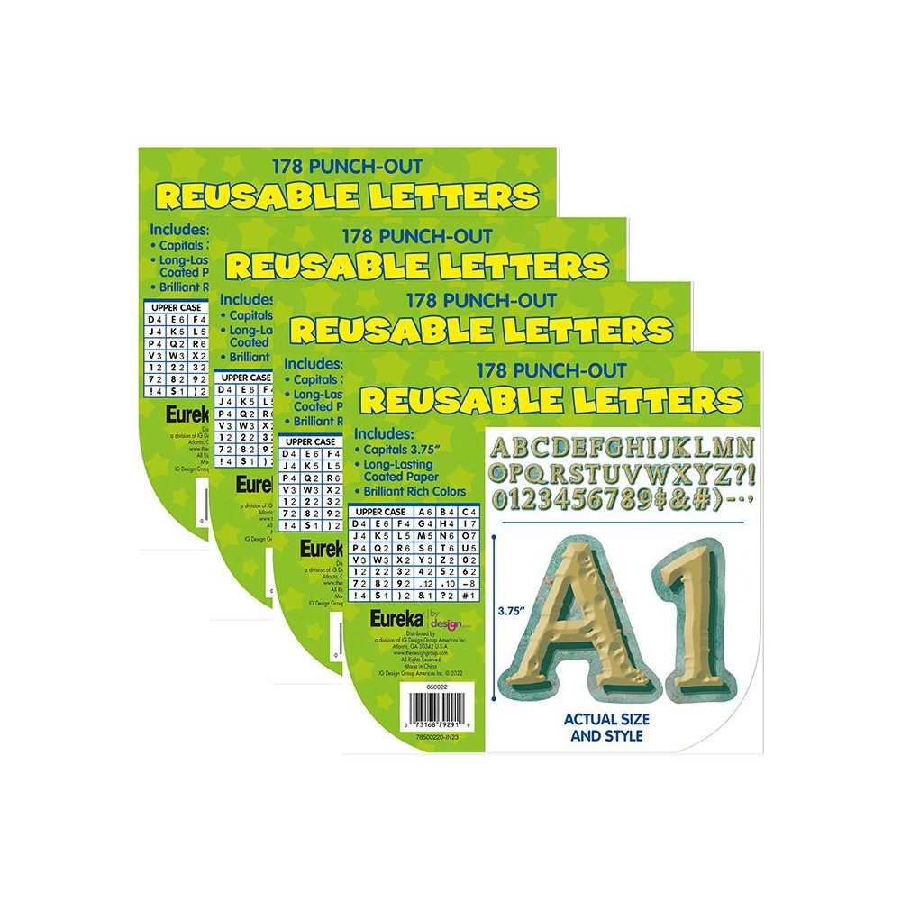Curiosity Garden Deco Letters, 178 Per Pack, 3 Packs. Picture 2