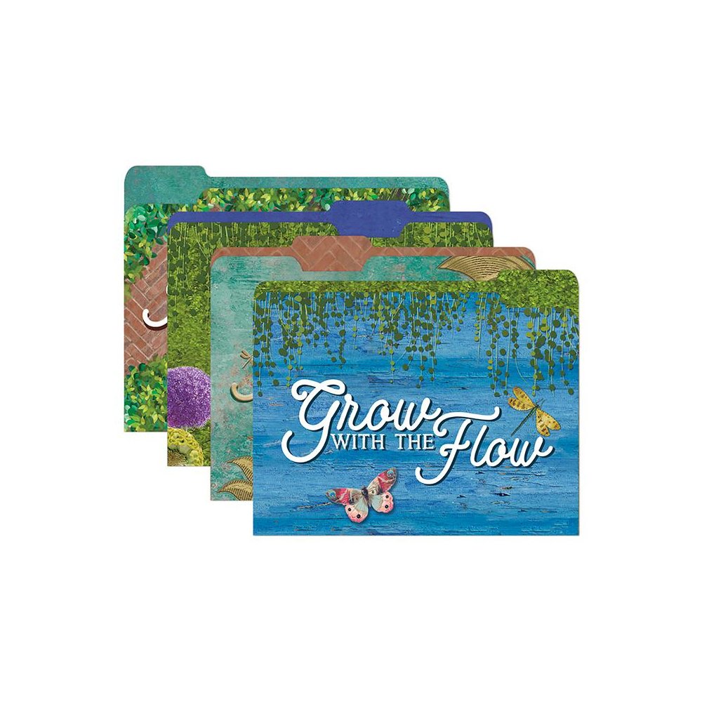 Curiosity Garden File Folders, 4 Per Pack, 6 Packs. Picture 2