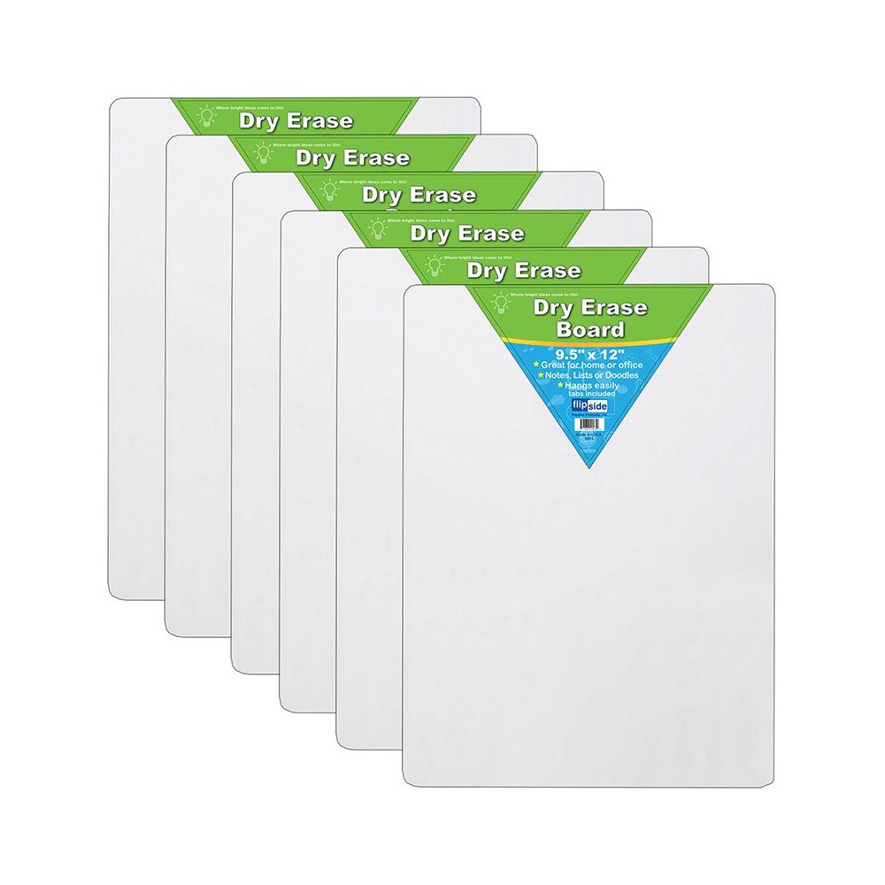 Dry Erase Board, 9.5" x 12", Pack of 6. Picture 2