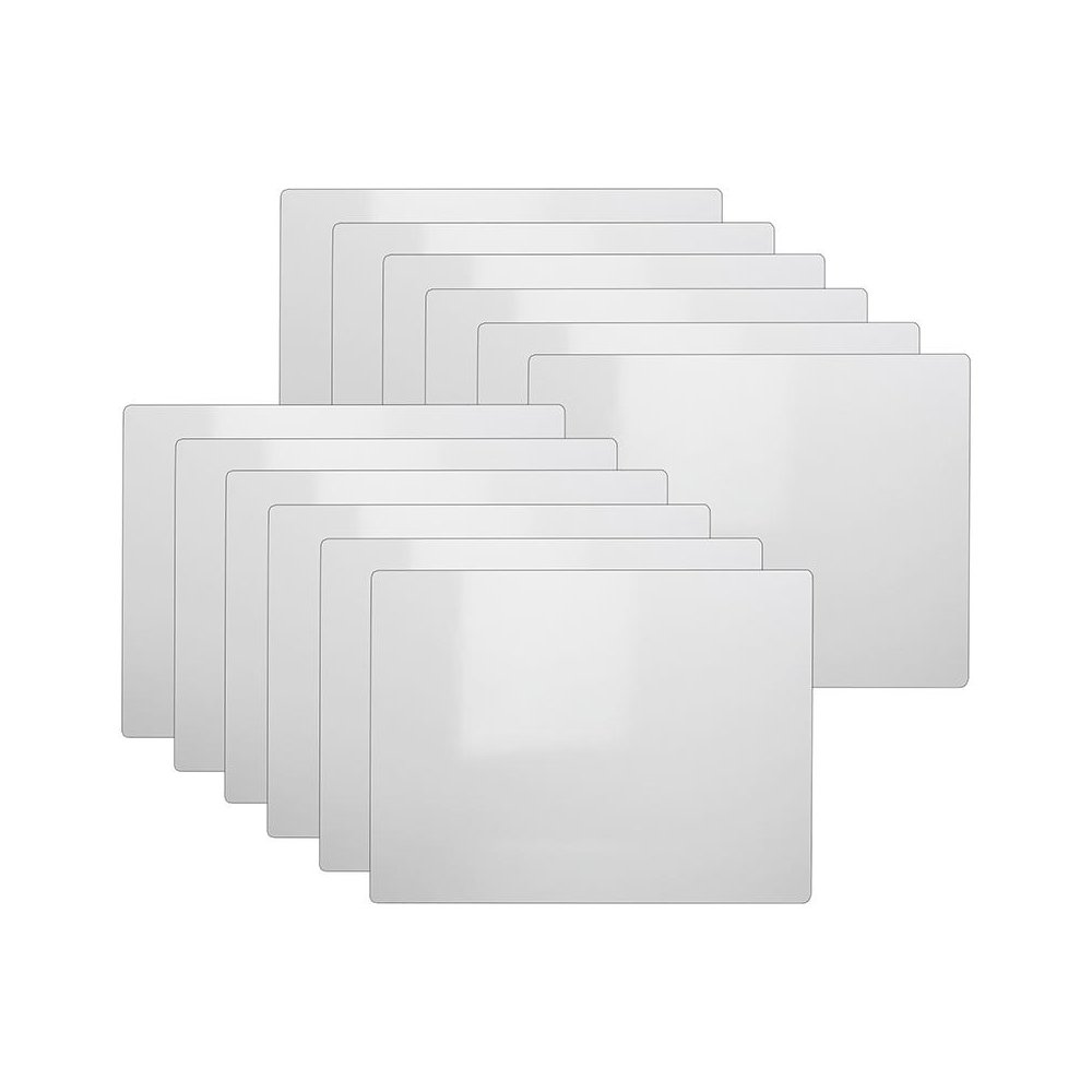 Two-Sided Dry Erase Board, 5" x 7", White, Pack of 12. Picture 2