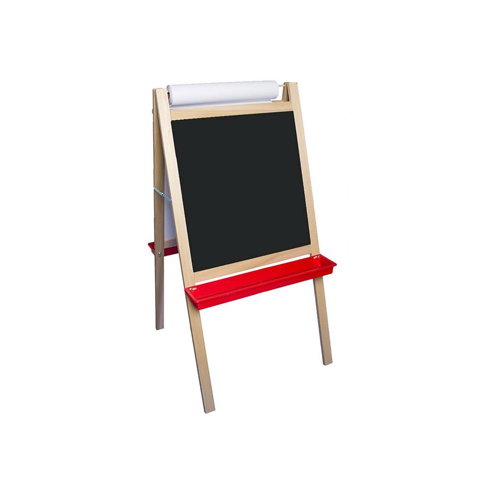 Deluxe Magnetic Paper Roll Easel, Dry Erase/Black Chalk. Picture 2