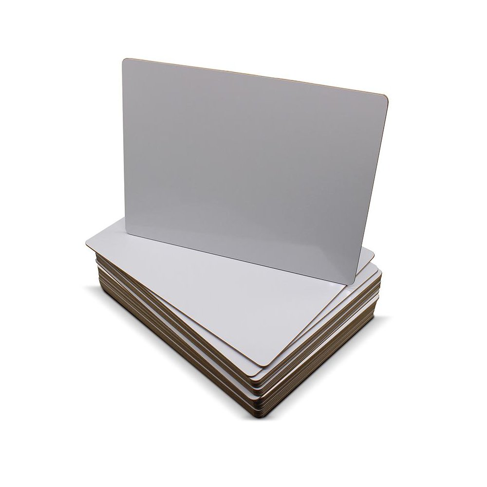 Two-Sided Marker Boards, 9" x 12", Class Pack of 24. Picture 2