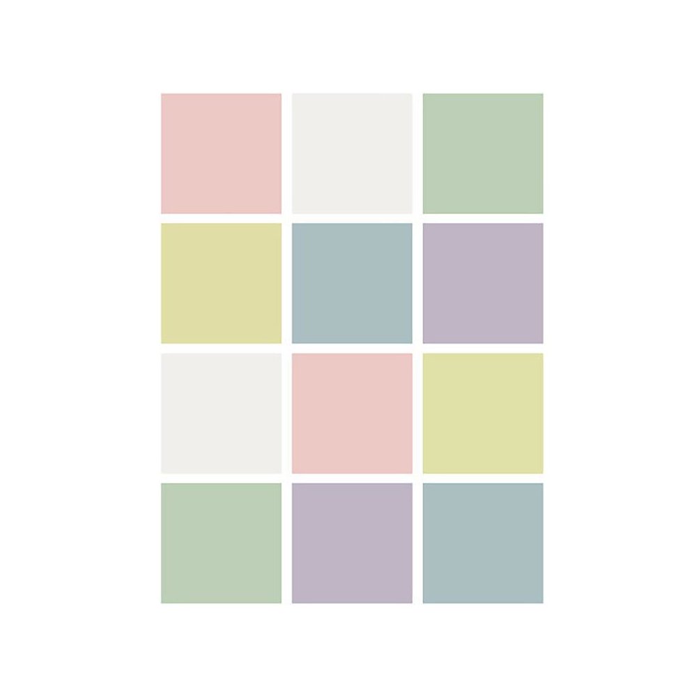 Dry Erase Stickables with Dry Erase Marker Pastel Assorted, 12 Per Pack, 4 Packs. Picture 2