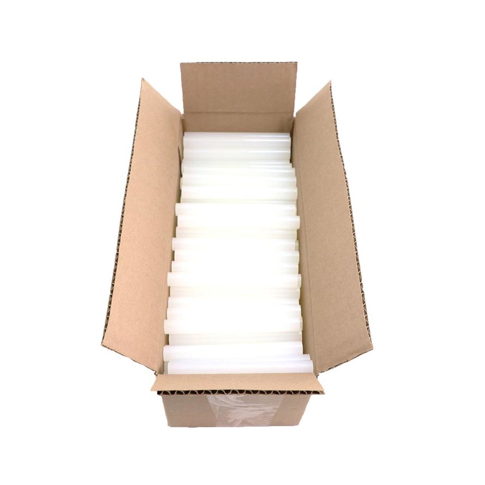Full Size 4" Clear Hot Glue Stick, 5 lb Box. Picture 2