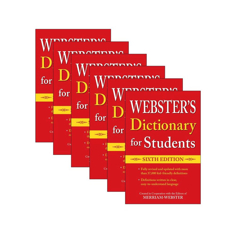 Webster's Dictionary for Students, Sixth Edition, Pack of 6. Picture 2