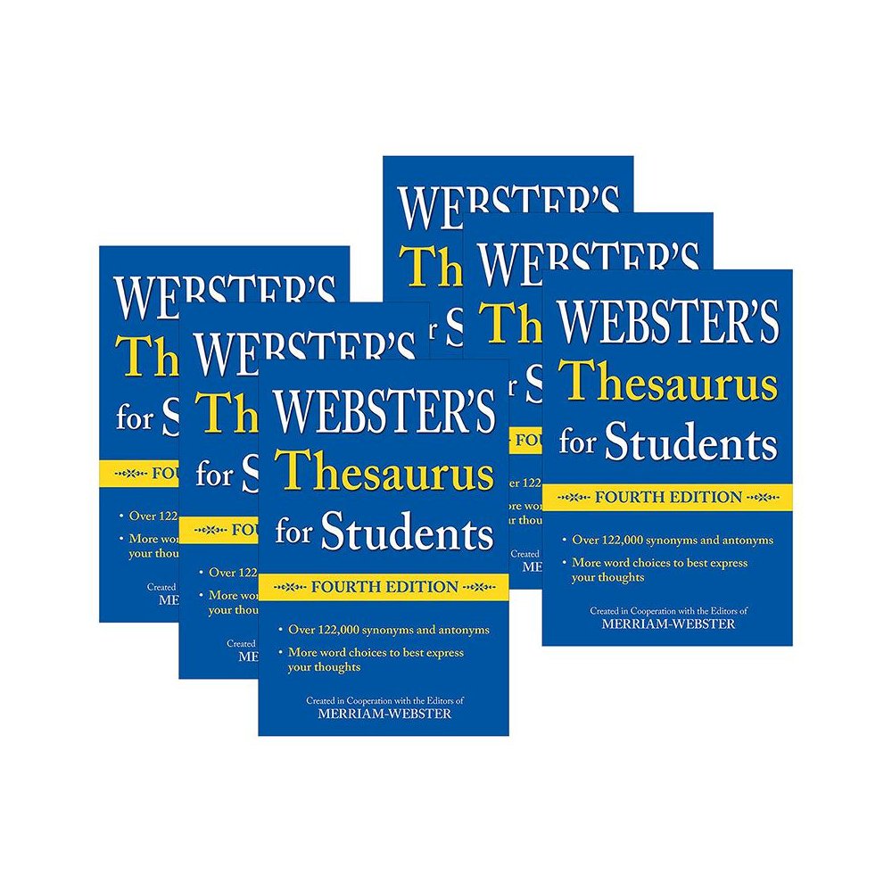 Webster's Thesaurus for Students, Fourth Edition, Pack of 6. Picture 2