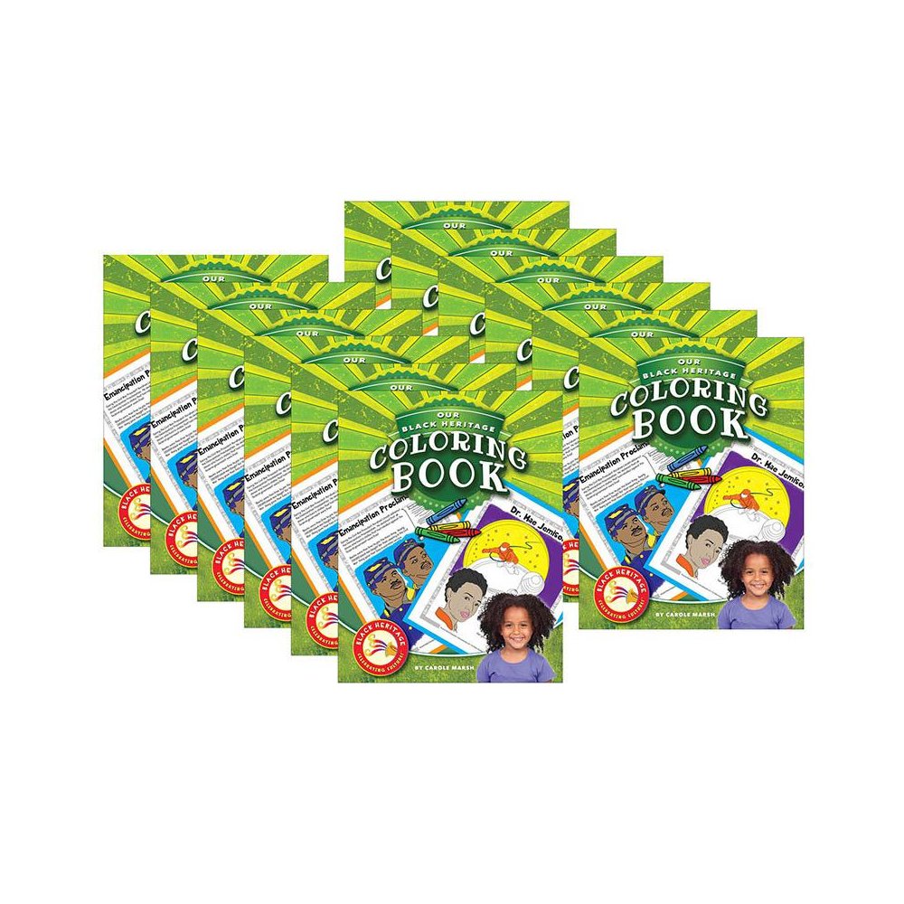Our Black Heritage Coloring Book, Pack of 12. Picture 2