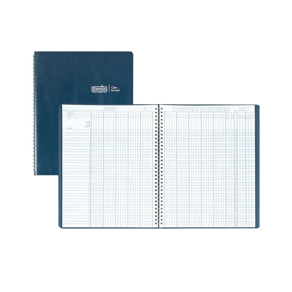 Class Record Book, 9-10 Weeks, Blue, Pack of 2. Picture 2