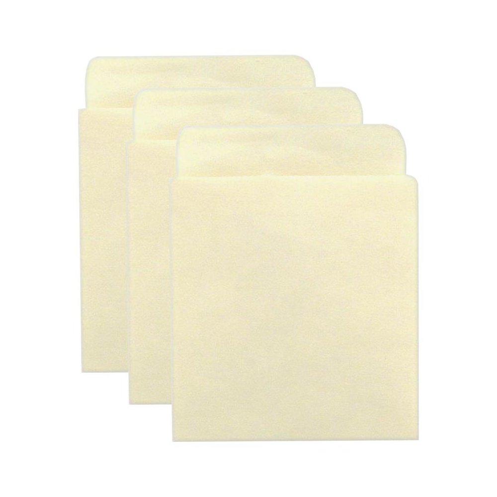 Bright Sticky Back Library Pockets, Manila, 40 Per Pack, 3 Packs. Picture 2