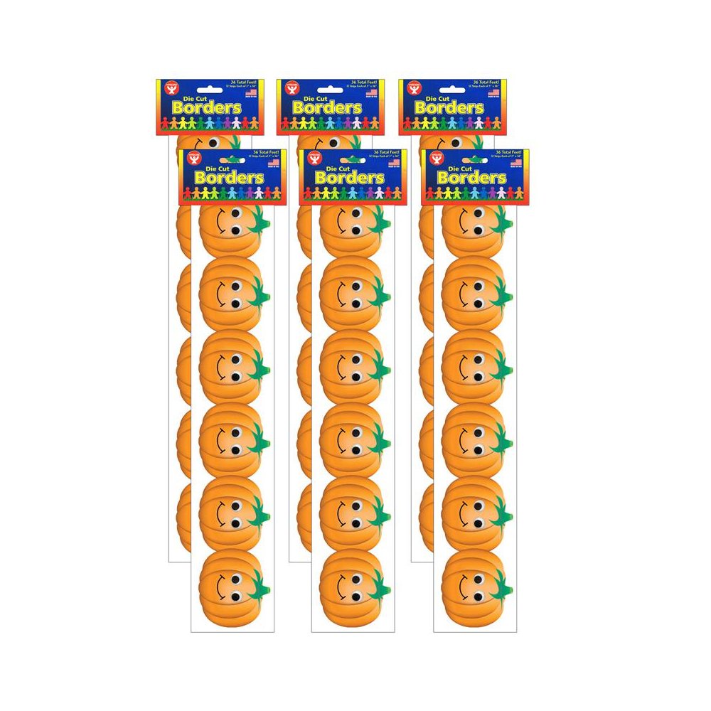 Classroom Border - Happy Pumpkins, 36 Feet Per Pack, 6 Packs. Picture 2