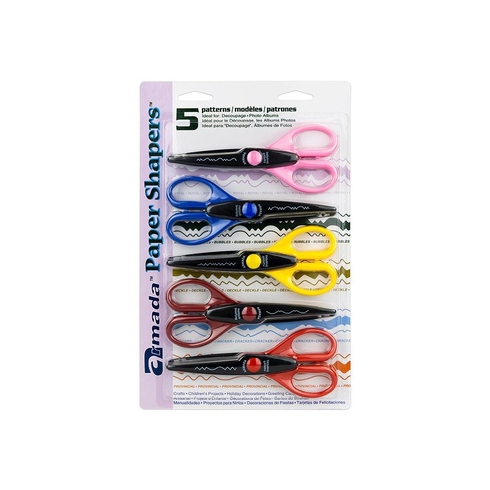 Paper Shapers Decorative Scissors 5-Pack, Set 2. Picture 2