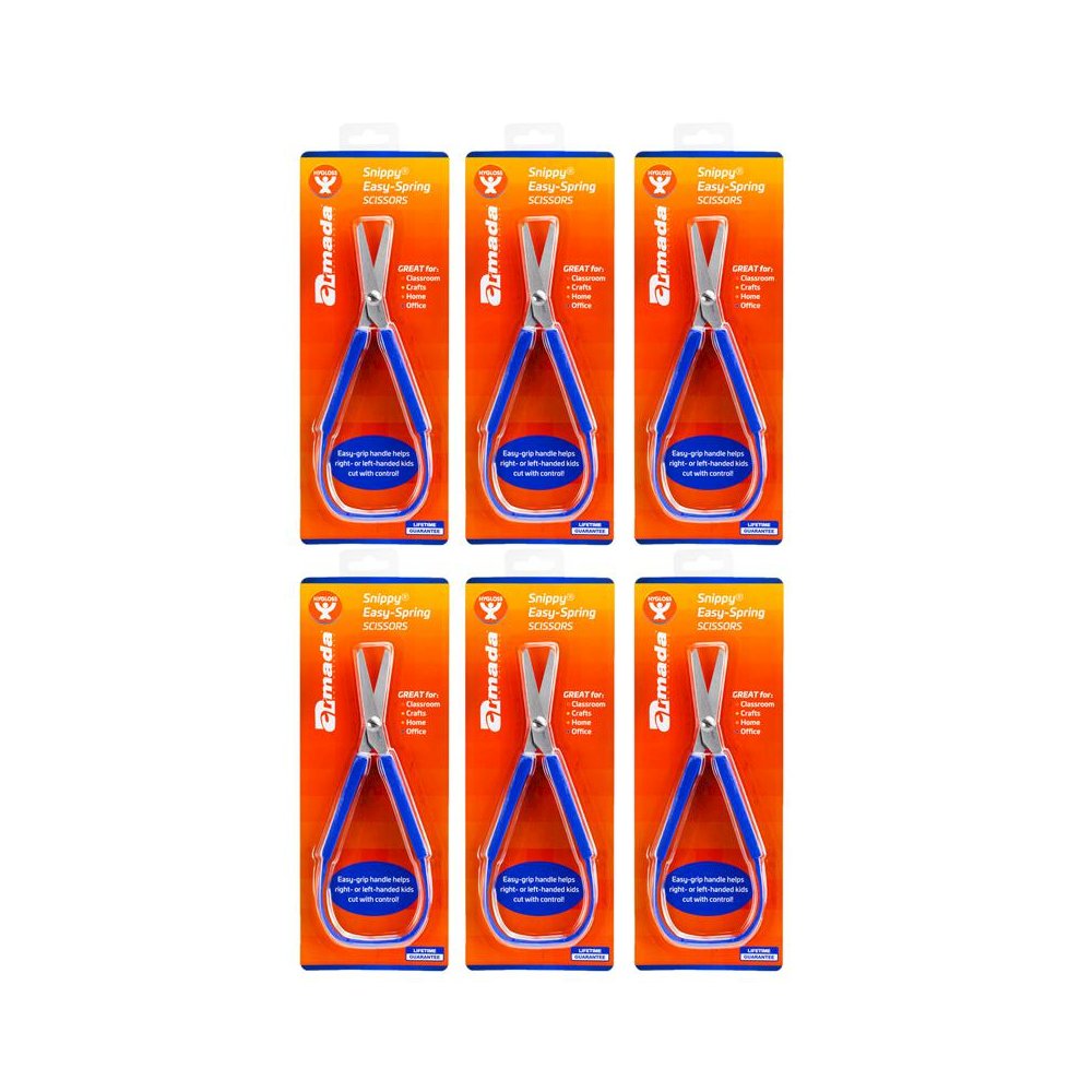 Snippy Easy Spring Loop Scissors, Blunt Tip, Pack of 6. Picture 2
