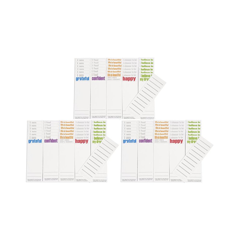 Page Keepers Bookmarks, Confidence Booster Set, 30 Per Set, 3 Sets. Picture 2