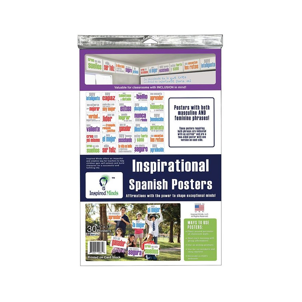 Card Stock Posters, Set of 30, Spanish. Picture 2