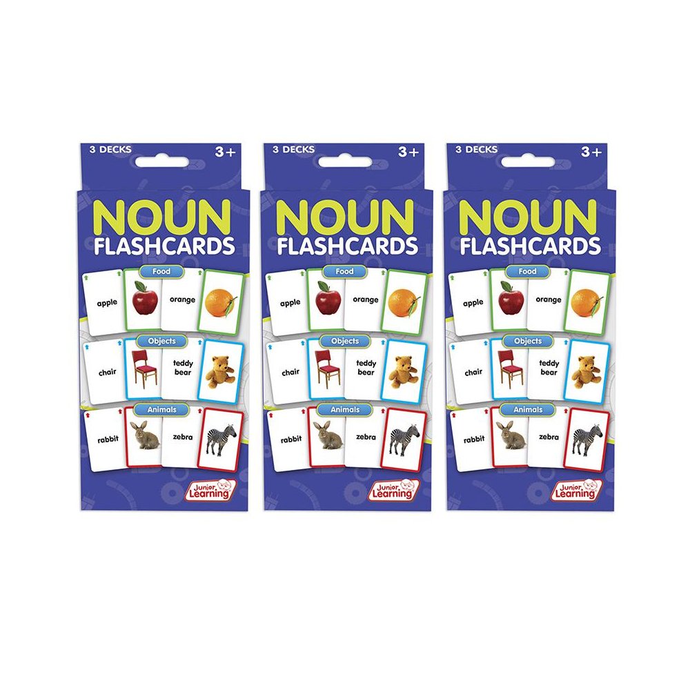 Nouns Flashcards, 3 Decks Per Pack, 3 Packs. Picture 2