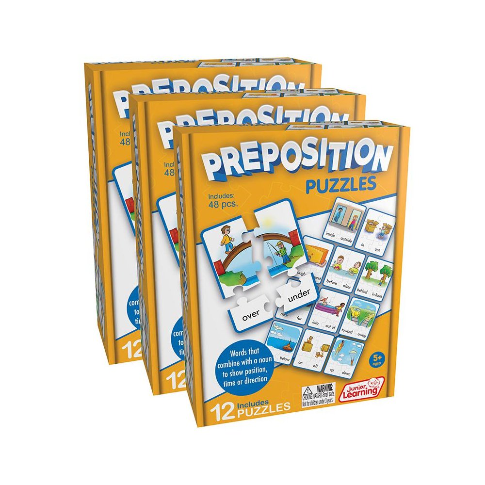 Preposition Puzzles, 12 Per Set, 3 Sets. Picture 2