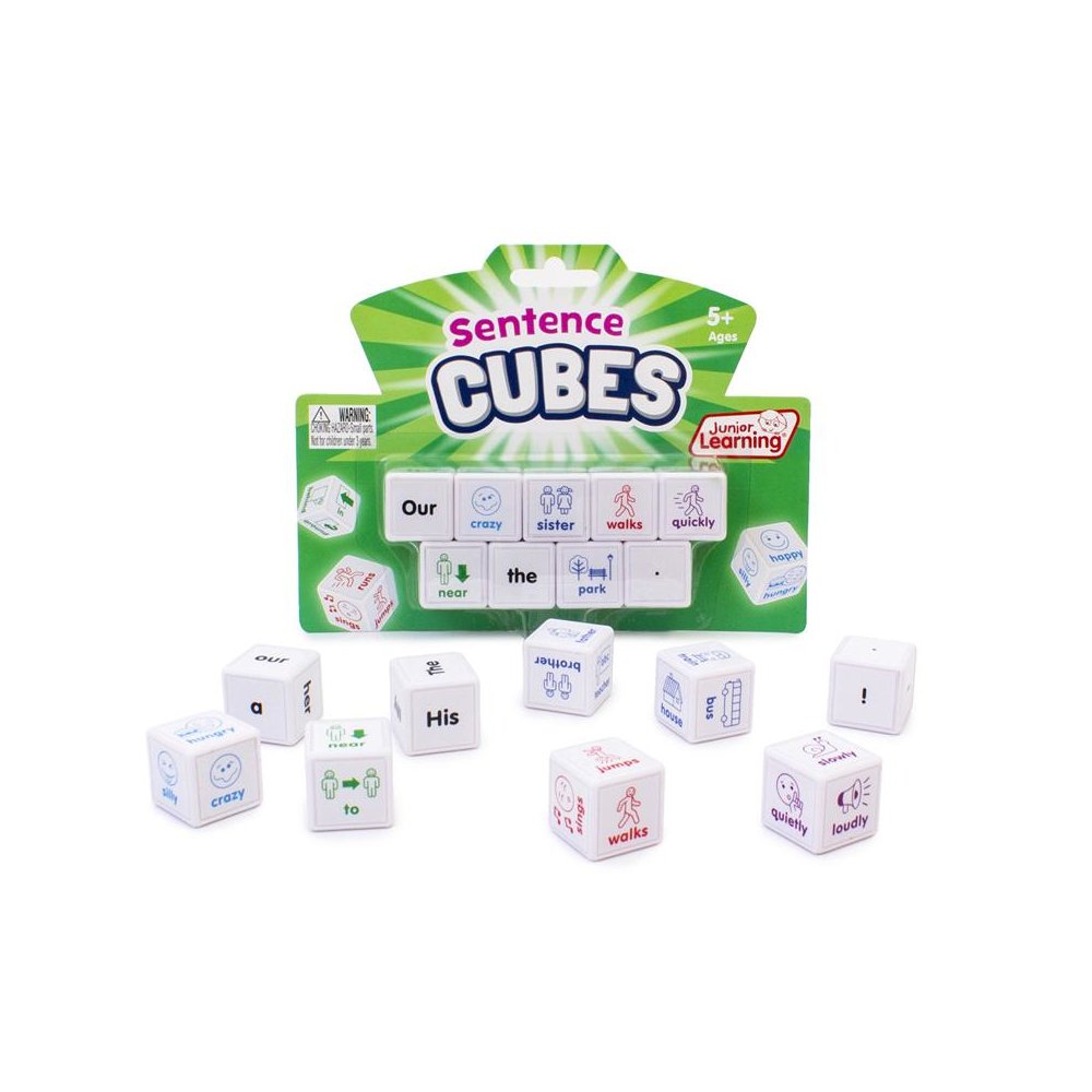 Sentences Cubes, Set of 9. Picture 2