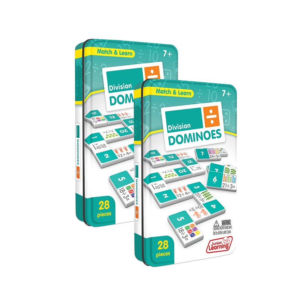 Division Match & Learn Dominoes, Pack of 2. Picture 2