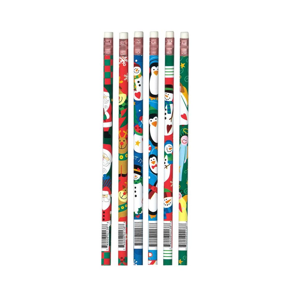 Christmas Assortment Pencils, 12 Per Pack, 12 Packs. Picture 2