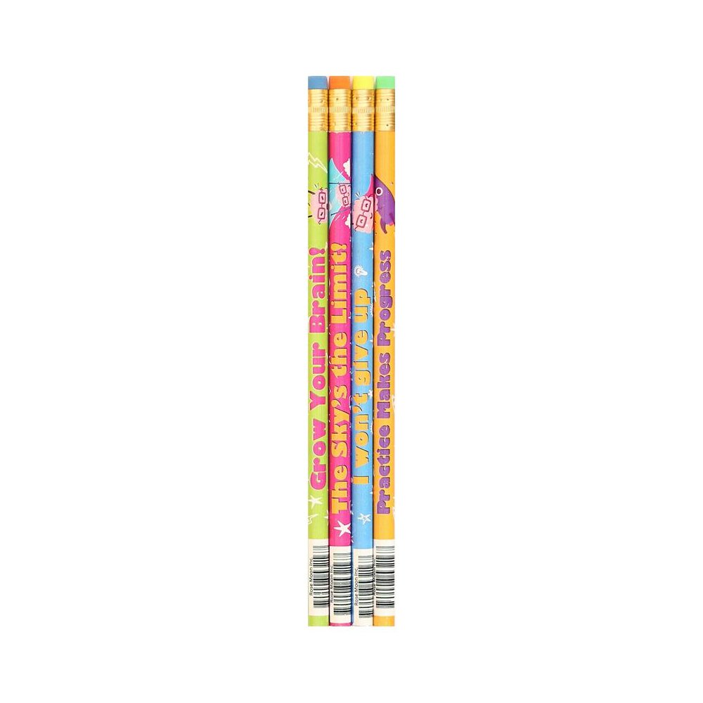 Growth Mindset Pencil Assortment, 12 per Pack, 12 Packs. Picture 2