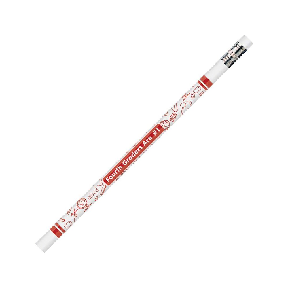 Pencils 4th Graders Are #1, 12 Per Pack, 12 Packs. Picture 2