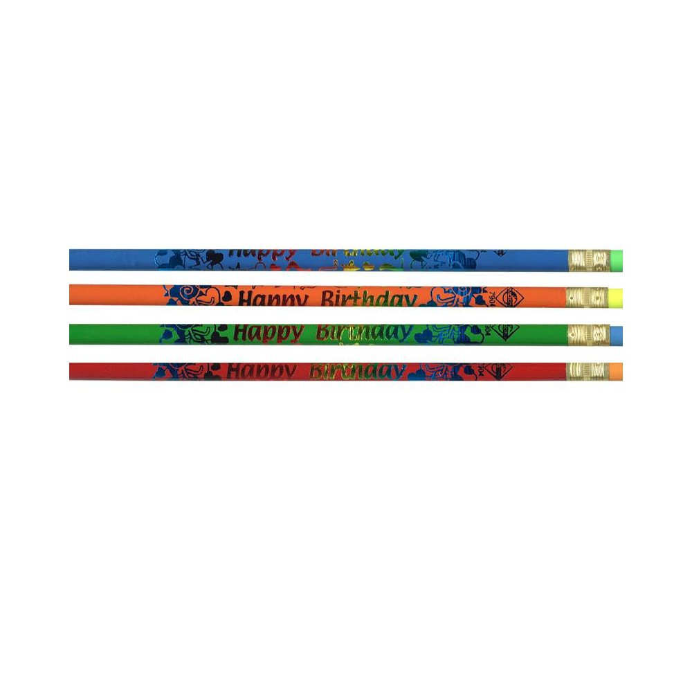 Happy Birthday Pencils, 12 Per Pack, 12 Packs. Picture 2