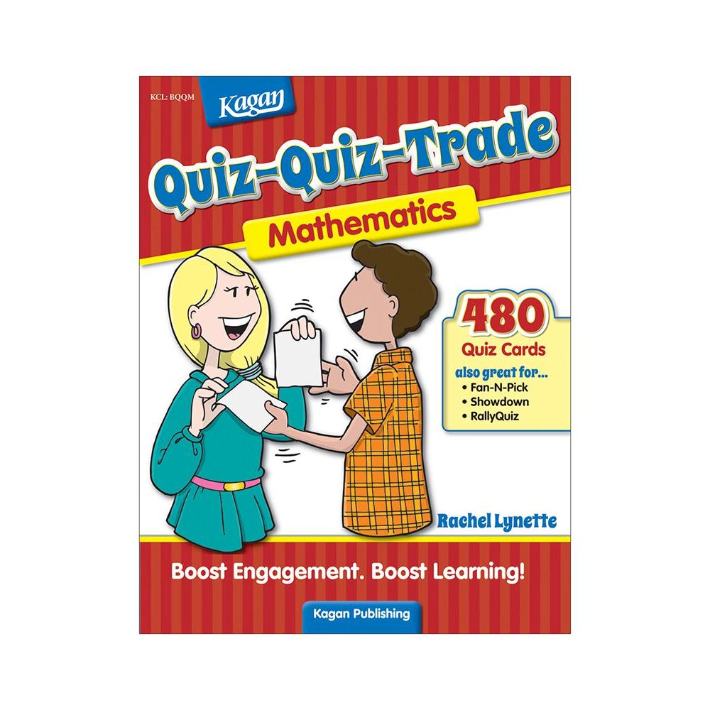 Quiz-Quiz-Trade: Mathematics, Grades 3-6. Picture 2