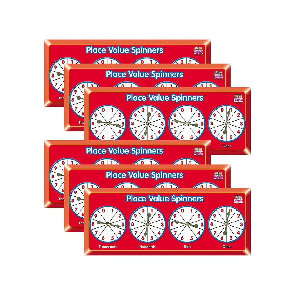 Place Value Spinners, Pack of 6. Picture 2