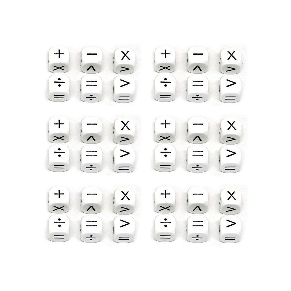 Operators Dice, 6 Per Set, 6 Sets. Picture 2
