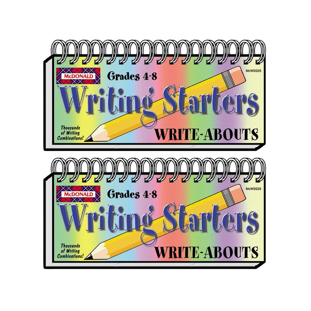 Writing Starters Write-Abouts, Grade 4-8, Pack of 2. Picture 2