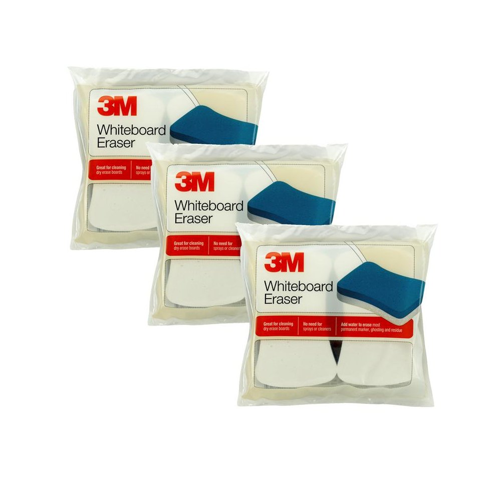Whiteboard Eraser Pads, 2 Per Pack, 3 Packs. Picture 2