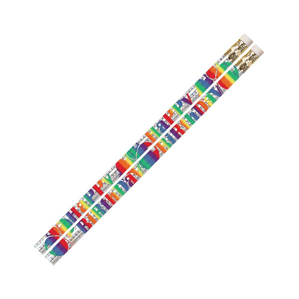 Birthday Blitz Motivational Pencils, 12 Per Pack, 12 Packs. Picture 2