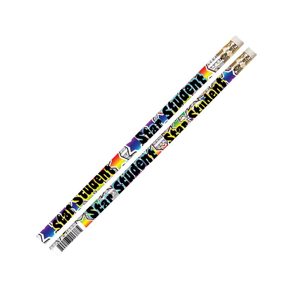 Star Student Motivational Pencils, 12 Per Pack, 12 Packs. Picture 2