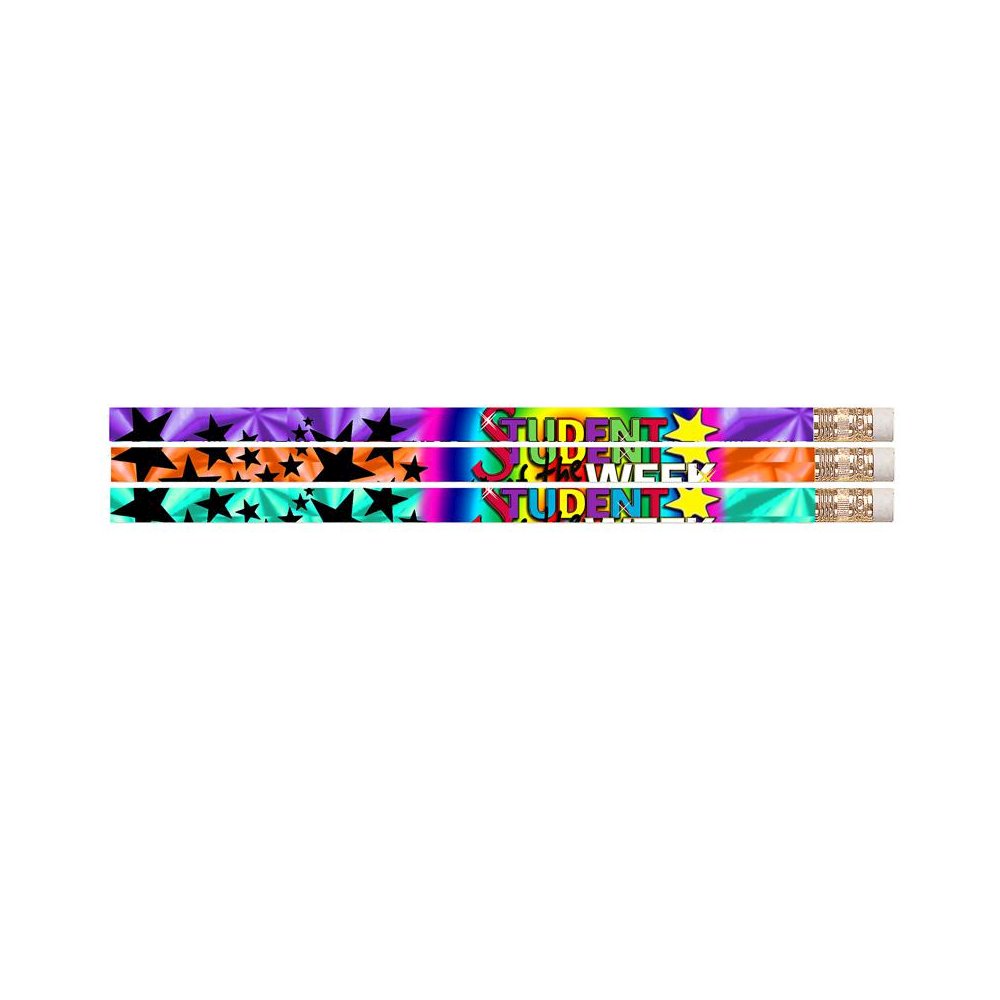 Student of The Week Motivational Pencils, 12 Per Pack, 12 Packs. Picture 2