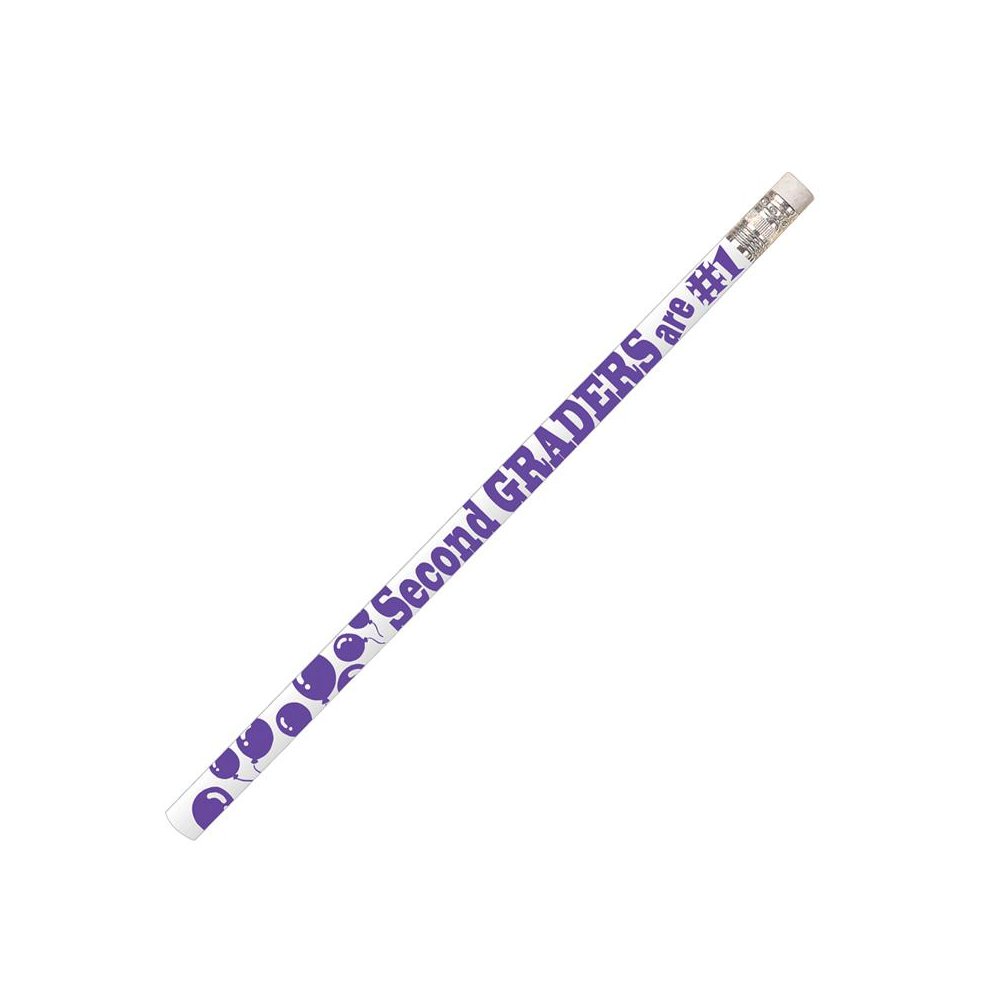2nd Graders Are #1 Motivational Pencils, 12 Per Pack, 12 Packs. Picture 2