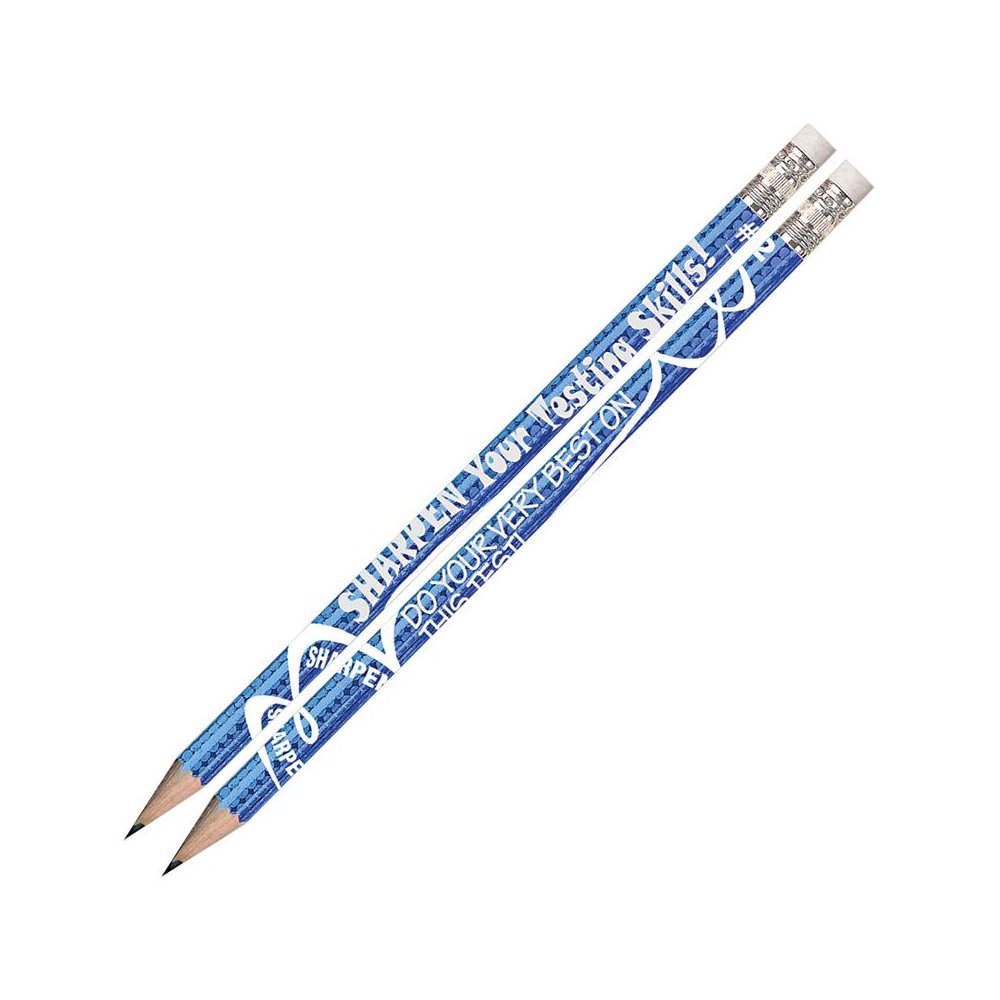 Sharpen Your Testing Skills Motivational Pencils, 12 Per Pack, 12 Packs. Picture 2