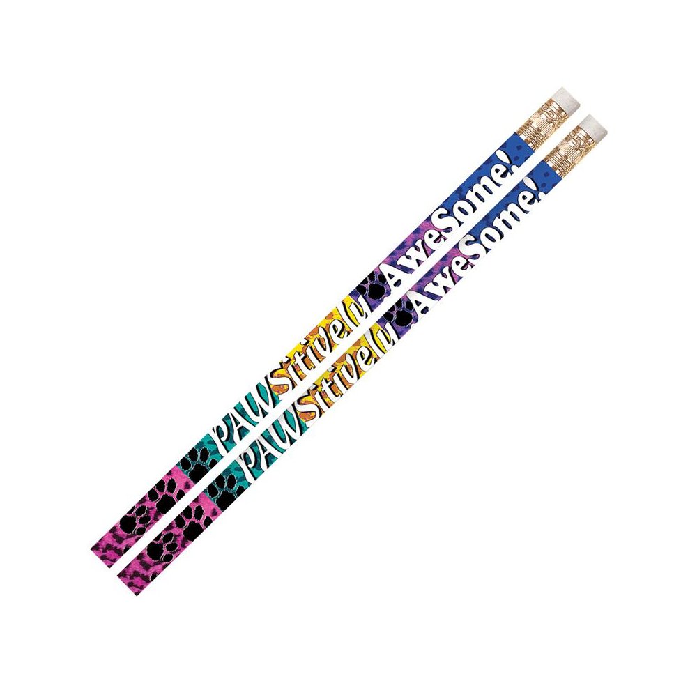 Pawsitively Awesome Motivational Pencil, 12 Per Pack, 12 Packs. Picture 2