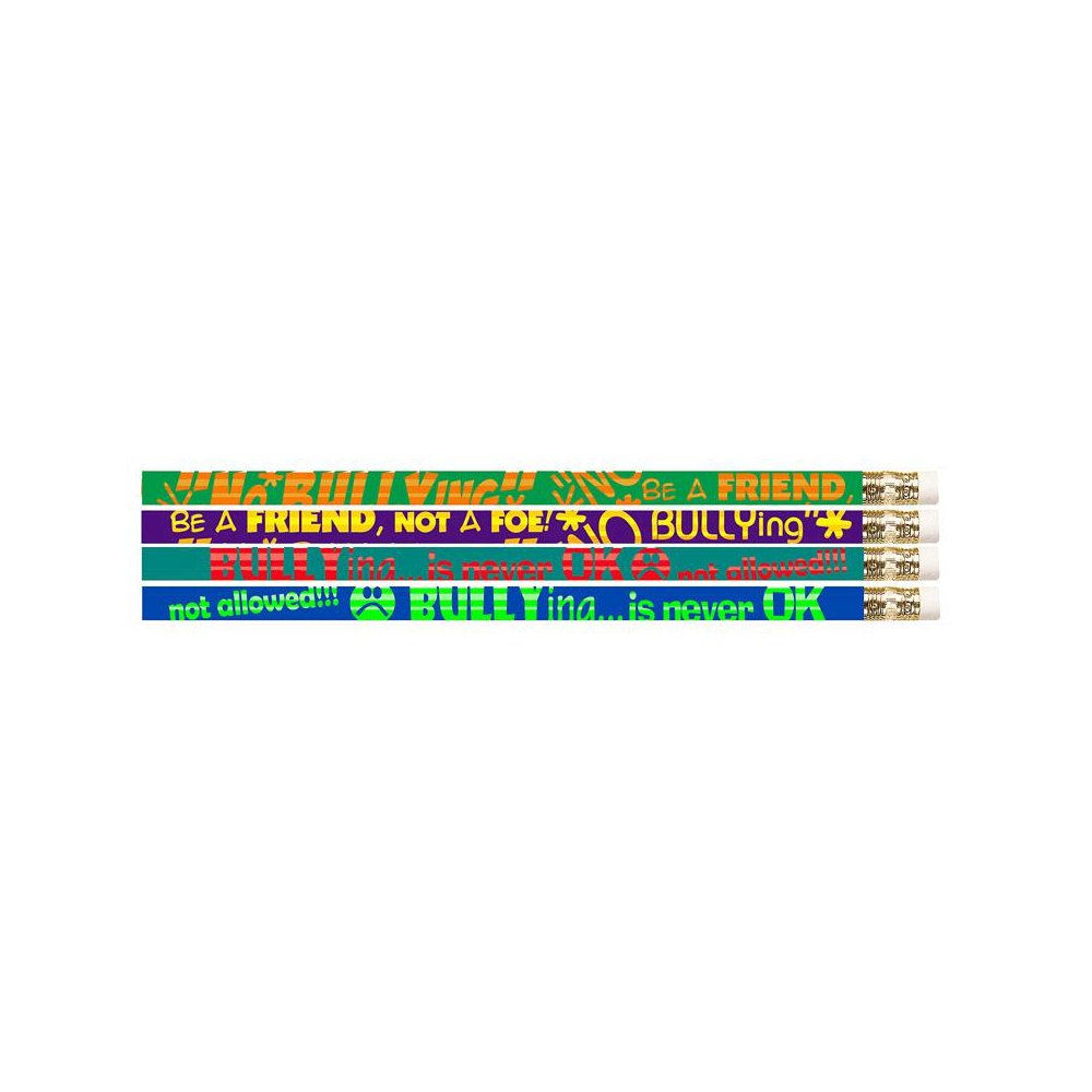 No Bullying Motivational Pencils, 12 Per Pack, 12 Packs. Picture 2