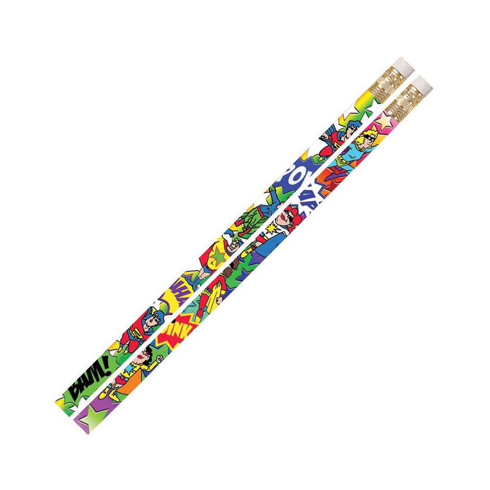 Super-Duper Heroes Motivational Pencil, 12 Per Pack, 12 Packs. Picture 2