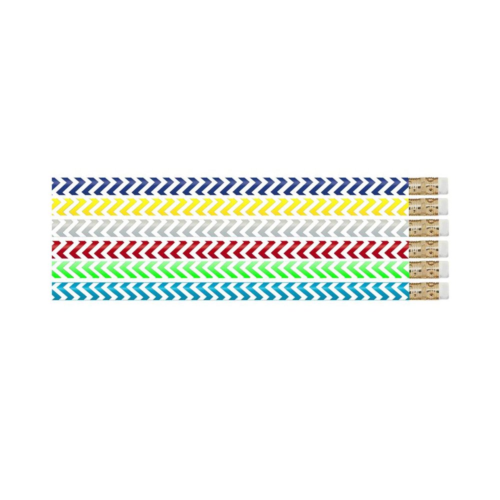 Chevron Chic Pencil, 12 Per Pack, 12 Packs. Picture 2