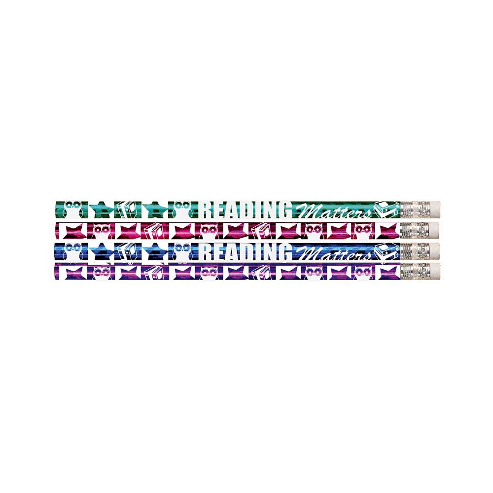 Reading Matters Pencil, 12 Per Pack, 12 Packs. Picture 2